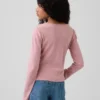 T-shirt per bambini con fiocco incrociato sul davanti