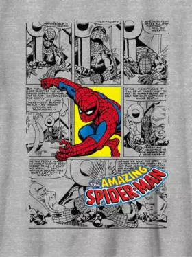 T-shirt per bambini con grafica “Copertina del fumetto di Spider-Man”