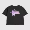 T-shirt per bambini con grafica del logo glamour di Hannah Montana
