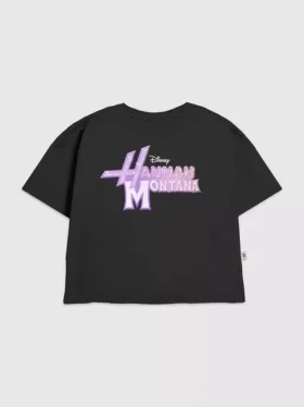 T-shirt per bambini con grafica del logo glamour di Hannah Montana