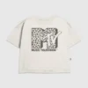 T-shirt per bambini con grafica del logo MTV Leopard
