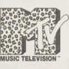 T-shirt per bambini con grafica del logo MTV Leopard