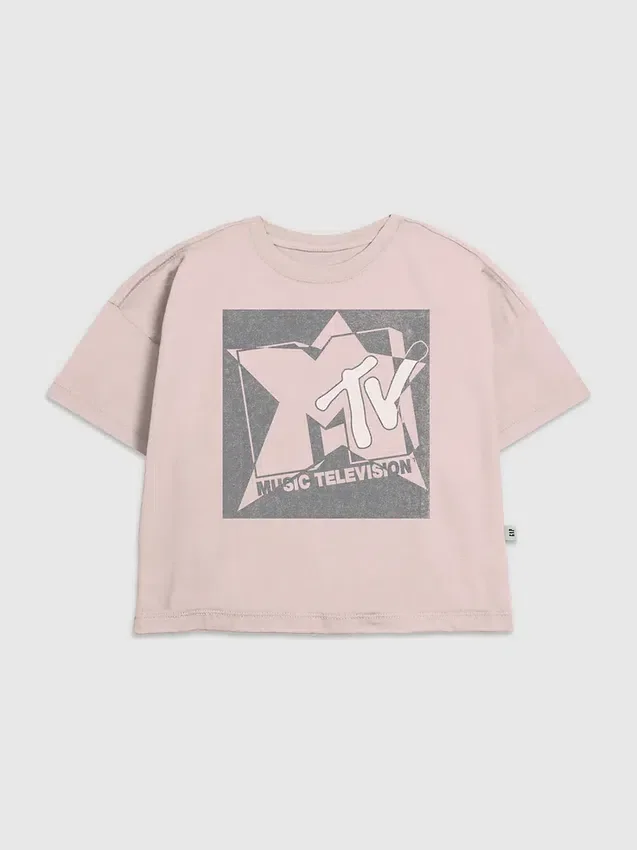 T-shirt per bambini con grafica "Grunge Star" di MTV