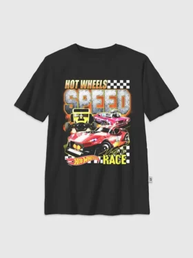 T-shirt per bambini con grafica "Hot Wheels Speed"