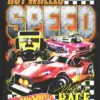 T-shirt per bambini con grafica "Hot Wheels Speed"