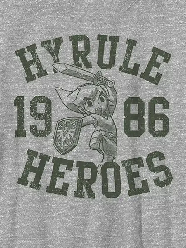 T-shirt per bambini con grafica Nintendo Zelda Hyrule Heroes