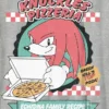 T-shirt per bambini con grafica "Pizza" di Knuckles di Sonic the Hedgehog