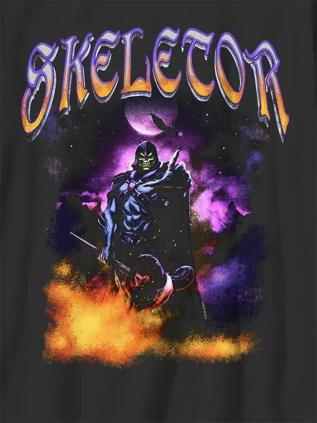 T-shirt per bambini con grafica "Skeletor Night" dei Masters of the Universe