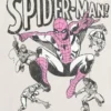 T-shirt per bambini con grafica “Spider-Man in pose vintage”