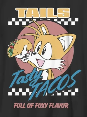 T-shirt per bambini con grafica “Tails Tacos” di Sonic the Hedgehog