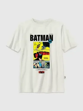 T-shirt per bambini con grafica vintage di Batman tratta dai fumetti
