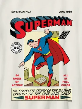 T-shirt per bambini con grafica vintage di Superman