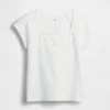 T-shirt per bambini con scollo quadrato