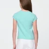 T-shirt per bambini con scollo quadrato