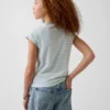 T-shirt per bambini con scollo quadrato