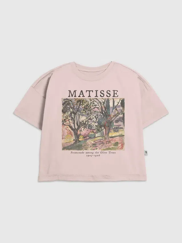 T-shirt per bambini con stampa «Matisse Olive Trees»