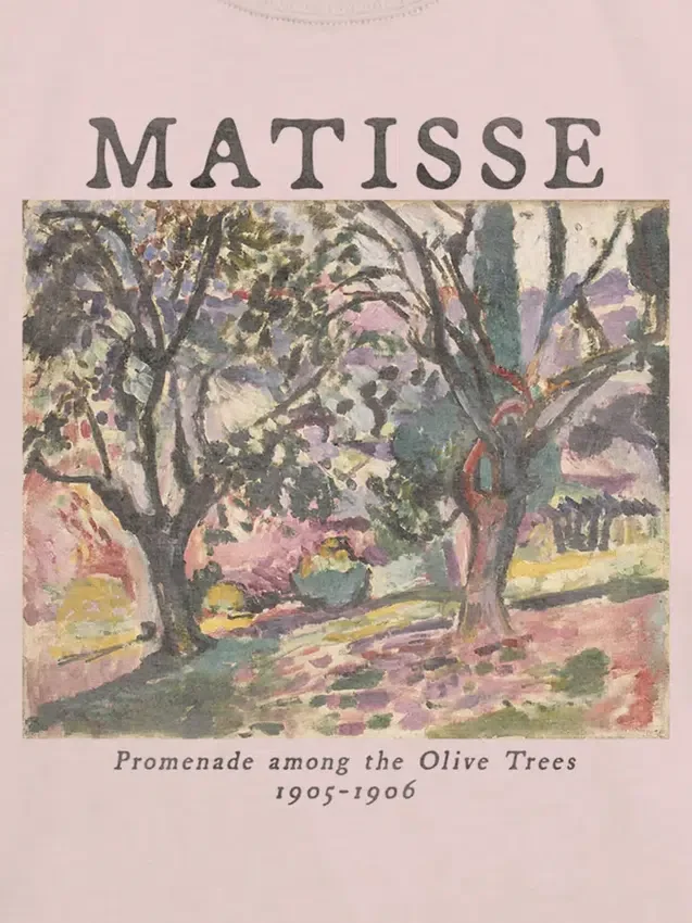 T-shirt per bambini con stampa «Matisse Olive Trees»