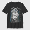 T-shirt per bambini con stampa oversize “Dolly Parton Guitar Portrait”