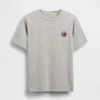 T-shirt per bambini in jersey di cotone pesante, vestibilità comoda, con Gap Logo