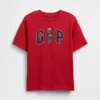 T-shirt per bambini in jersey di cotone pesante, vestibilità comoda, con Gap Logo