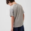 T-shirt per bambini in jersey di cotone pesante, vestibilità comoda, con Gap Logo