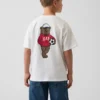 T-shirt per bambini in jersey di cotone pesante, vestibilità comoda, con Gap Logo
