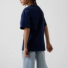 T-shirt per bambini in jersey di cotone pesante, vestibilità comoda, con Gap Logo