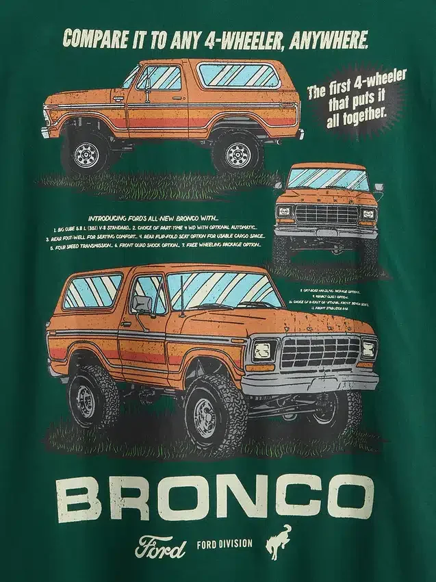 T-shirt pesante con grafica Ford