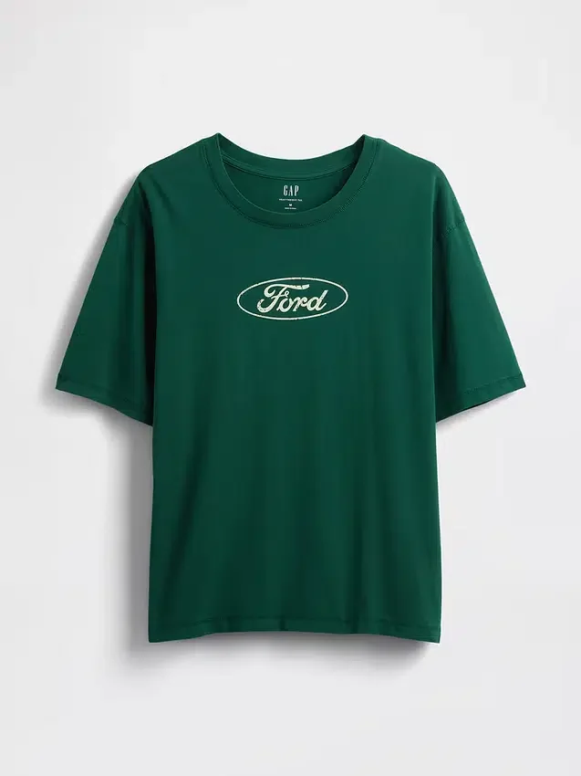 T-shirt pesante con grafica Ford