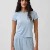 T-shirt pigiama a costine