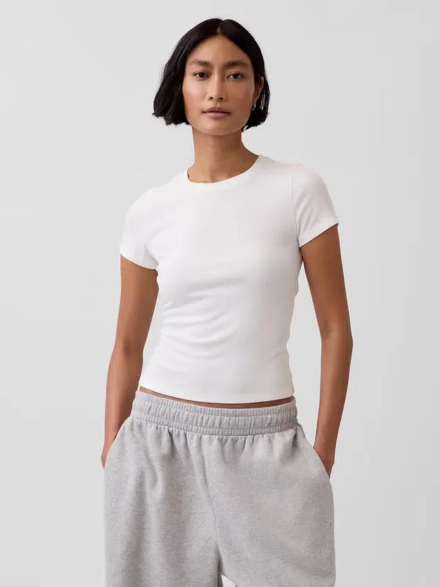 T-shirt pigiama a costine
