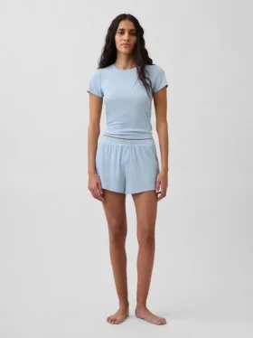 T-shirt pigiama a costine