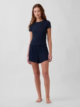 T-shirt pigiama a costine