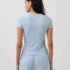 T-shirt pigiama a costine