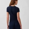 T-shirt pigiama a costine