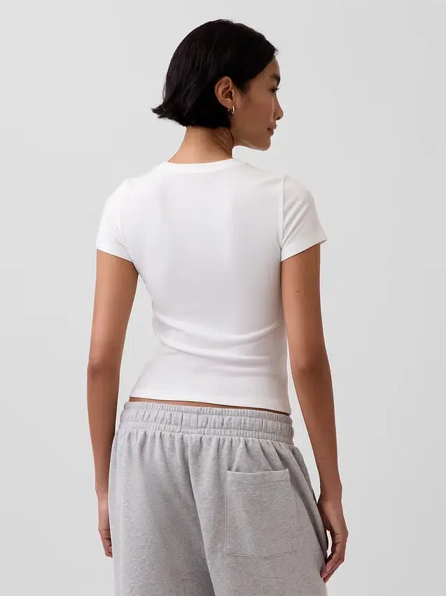T-shirt pigiama a costine