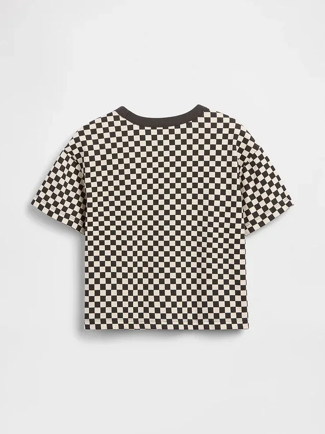 T-shirt squadrata a quadri per neonato & bebè