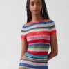 T-shirt trasparente a righe "Happy Stripe" di Gapstudio