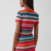 T-shirt trasparente a righe "Happy Stripe" di Gapstudio