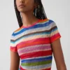 T-shirt trasparente a righe "Happy Stripe" di Gapstudio