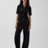 T-shirt utility moderna con maniche al gomito