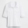 T-shirt utility moderna con maniche al gomito