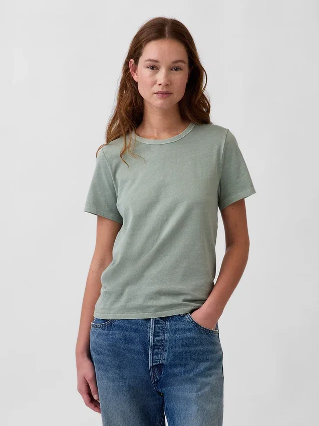 T-shirt Vintagesoft in cotone biologico