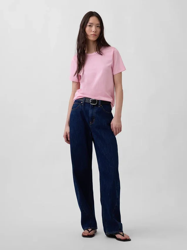 T-shirt Vintagesoft in cotone biologico