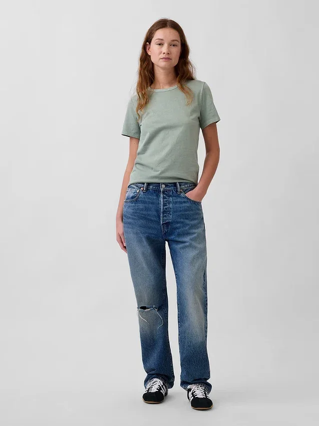 T-shirt Vintagesoft in cotone biologico