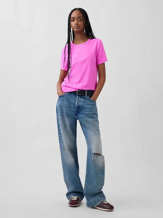 T-shirt Vintagesoft in cotone biologico
