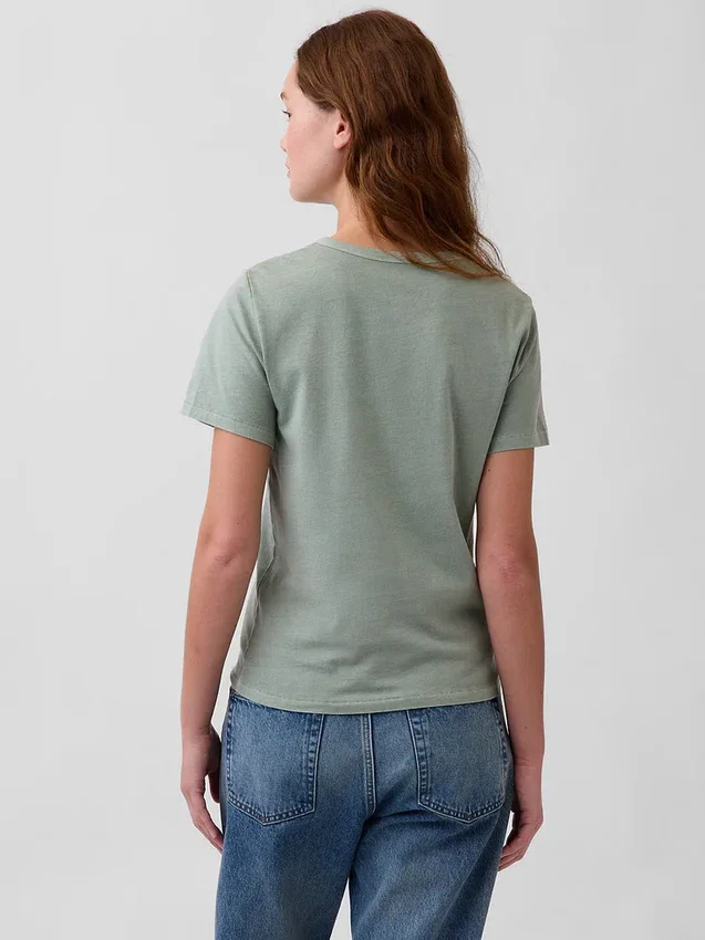 T-shirt Vintagesoft in cotone biologico