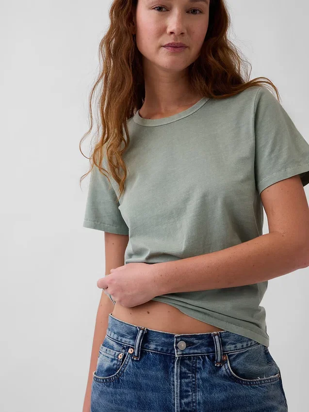 T-shirt Vintagesoft in cotone biologico