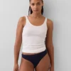 Tanga in cotone elasticizzato biologico
