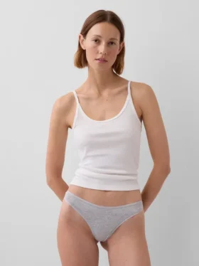 Tanga in cotone elasticizzato biologico